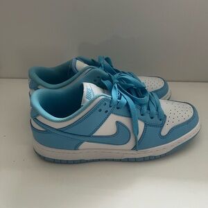 blue nike dunks!